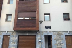 Entrada del Albergue 2º etapa para peregrinos del camino de Santiago